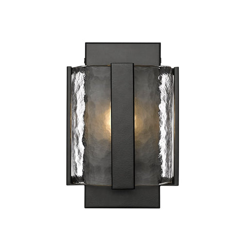 Millennium Lighting Rezi 1Lt 10" Wall Sconce, Black/Clear Handmade