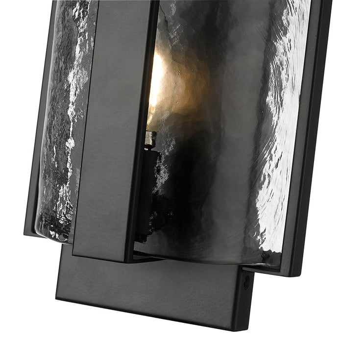 Millennium Lighting Rezi 1Lt 10" Wall Sconce, Black/Clear Handmade