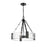 Millennium Lighting Rezi 3Lt 20" Pendant, Black/Clear Handmade - 19403-MB