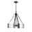 Millennium Lighting Rezi 3Lt 20" Pendant, Black/Clear Handmade