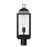 Millennium Beaufort 1Lt 21" Outdoor Post Lantern, Black/Clear