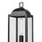 Millennium Beaufort 1Lt 21" Outdoor Post Lantern, Black/Clear