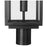 Millennium Beaufort 1Lt 21" Outdoor Post Lantern, Black/Clear