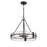 Millennium Lighting Rezi 3Lt 17" Pendant, Black/Clear Handmade - 19503-MB