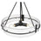 Millennium Lighting Rezi 3Lt 17" Pendant, Black/Clear Handmade