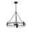 Millennium Lighting Rezi 4Lt 20" Pendant, Black/Clear Handmade - 19504-MB