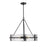 Millennium Lighting Rezi 4Lt 20" Pendant, Black/Clear Handmade