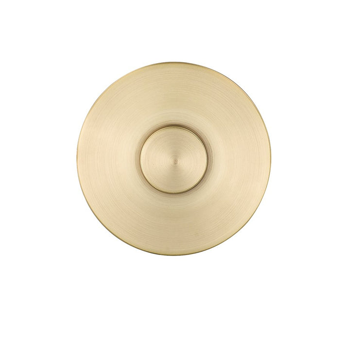 Millennium Lighting Keylee 2Lt 16" Vanity, Brass/Glossy Opal White