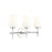 Millennium Lighting Keylee 3Lt 22" Vanity, Nickel/Glossy Opal White - 19603-PN