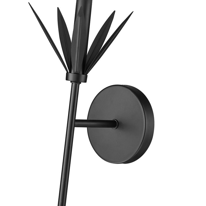 Millennium Lighting Primrose 1Lt 24" Wall Sconce, Black/White