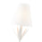 Millennium Lighting Primrose 1Lt 24" Wall Sconce, White/White