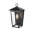 Millennium Lighting Munger 1Lt 11" Outdoor Wall Sconce, Black/Clear - 198001-PBK