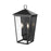 Millennium Lighting Munger 2Lt 20" Outdoor Wall Sconce, Black/Clear - 198102-PBK