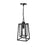 Millennium Denzell 1Lt 8" Outdoor Hanging Lantern, Black/Clear - 198602-PBK