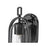 Millennium Lighting Luxio 1Lt 15" Outdoor Wall Sconce, Black/Clear