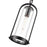 Millennium Lighting Luxio 1Lt 8" Outdoor Hanging Lantern, Black