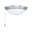 RP Lighting Light Kit, LED 2x9W ES-4.0, Nickel/Frosted - 1RP8BN-ES