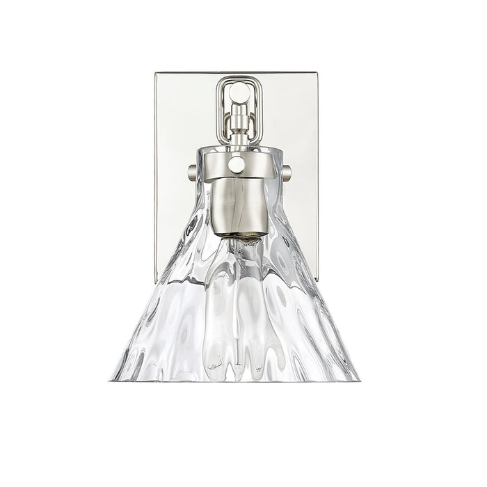 Millennium Lighting Barlon 1Lt Wall Sconce, Polished Nickel/Clear - 20001-PN
