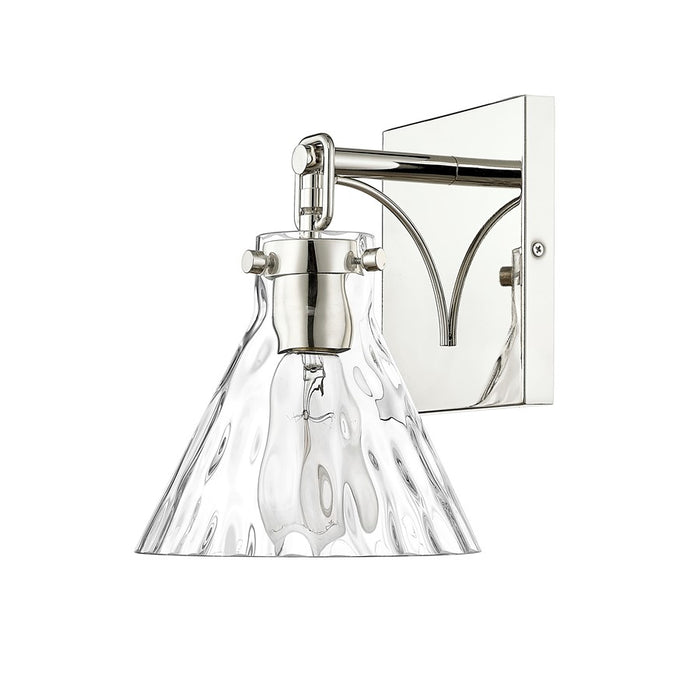 Millennium Lighting Barlon 1Lt Wall Sconce, Polished Nickel/Clear