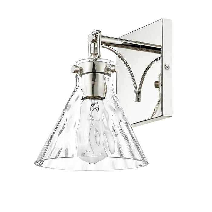 Millennium Lighting Barlon 1Lt Wall Sconce, Polished Nickel/Clear