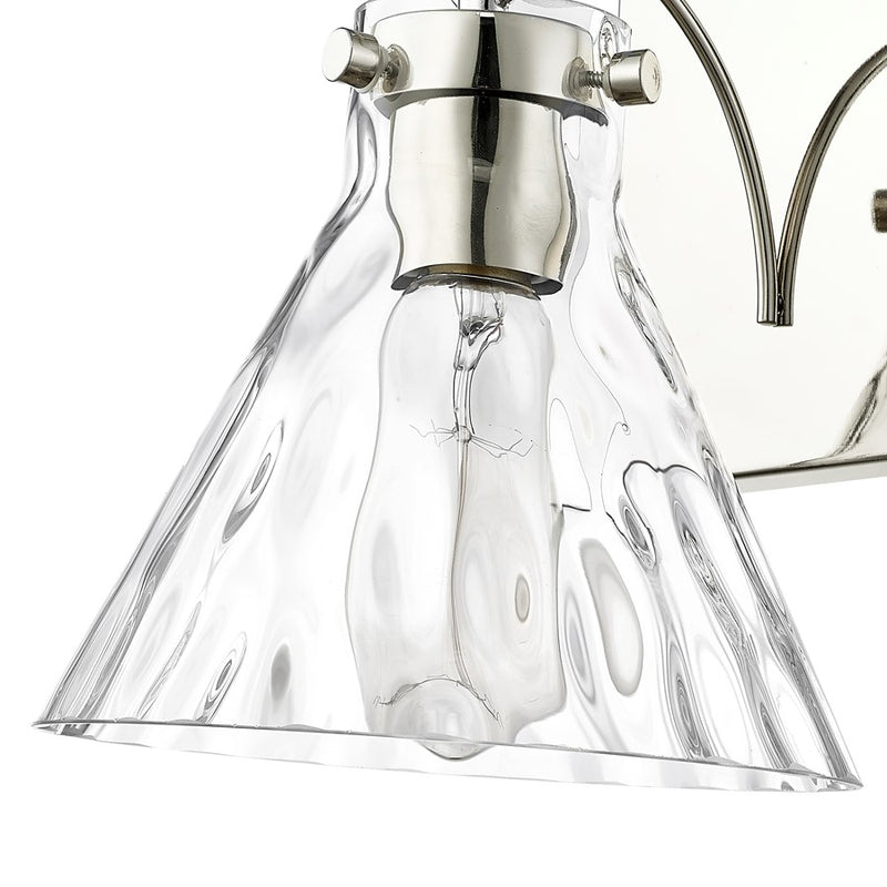 Millennium Lighting Barlon 1Lt Wall Sconce, Polished Nickel/Clear