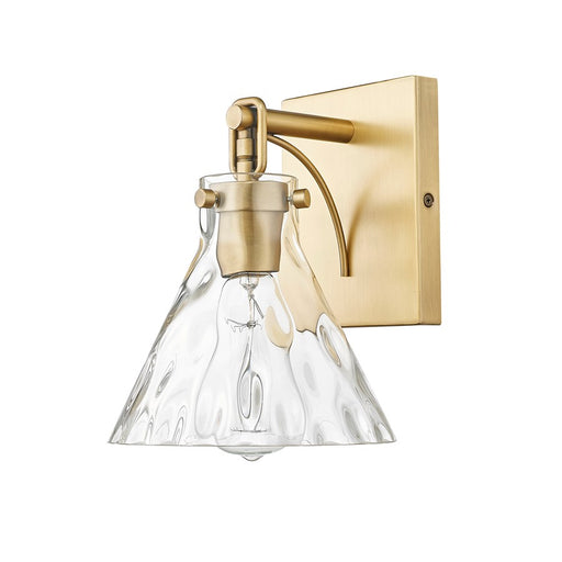 Millennium Lighting Barlon 1Lt Wall Sconce, Vintage Brass/Clear