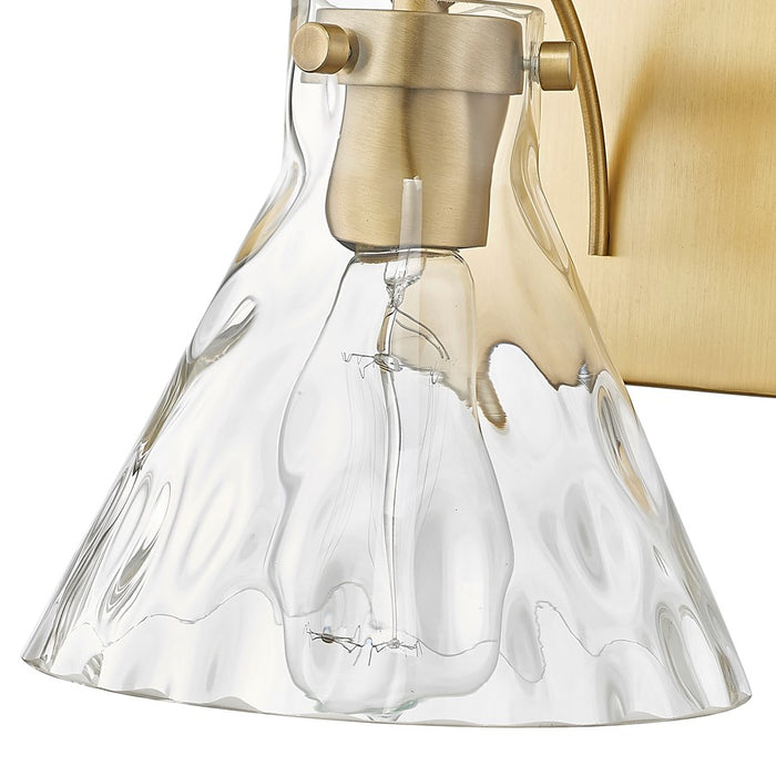 Millennium Lighting Barlon 1Lt Wall Sconce, Vintage Brass/Clear