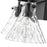 Millennium Lighting Barlon 2Lt Vanity, Black/Clear