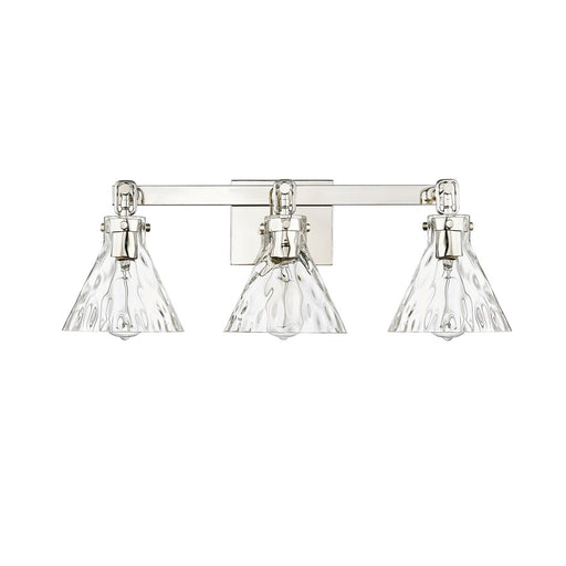 Millennium Lighting Barlon 3Lt Vanity, Polished Nickel/Clear - 20003-PN