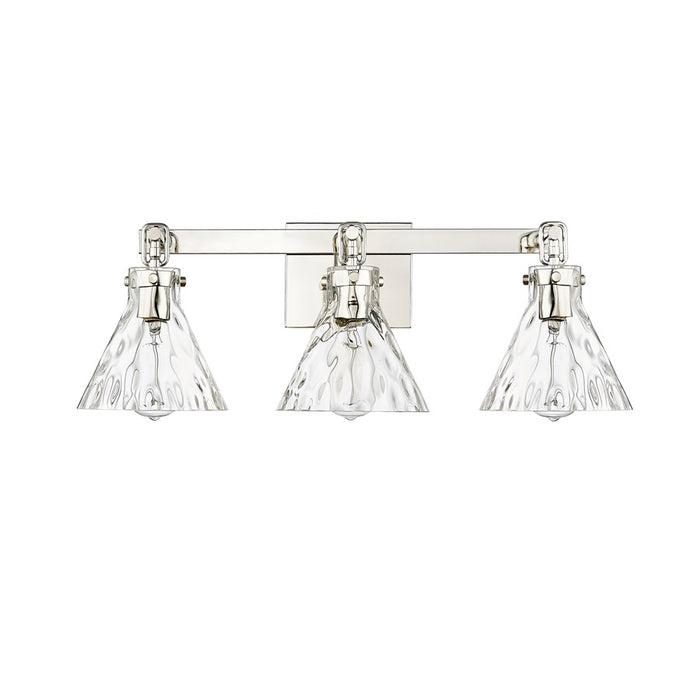 Millennium Lighting Barlon 3Lt Vanity, Polished Nickel/Clear - 20003-PN