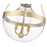 Millennium Lighting Clarra 3Lt Pendant, Modern Gold/Clear