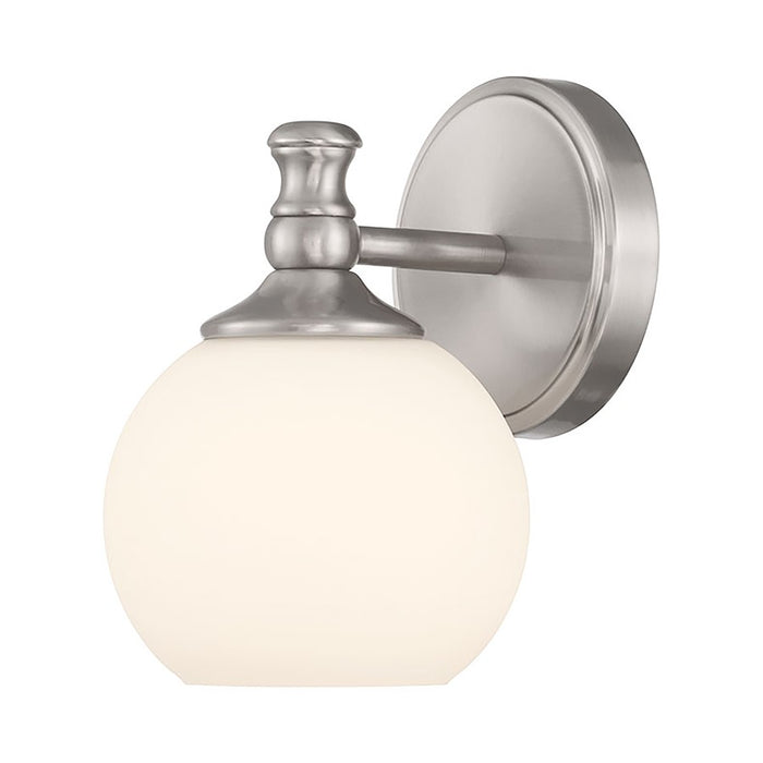 Millennium Orlisse 1Lt Wall Sconce, Nickel/Etched Opal - 201101-BN
