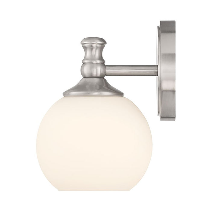 Millennium Orlisse 1Lt Wall Sconce, Nickel/Etched Opal