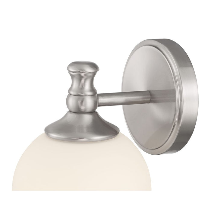 Millennium Orlisse 1Lt Wall Sconce, Nickel/Etched Opal