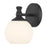 Millennium Orlisse 1Lt Wall Sconce, Black/Etched Opal - 201101-MB