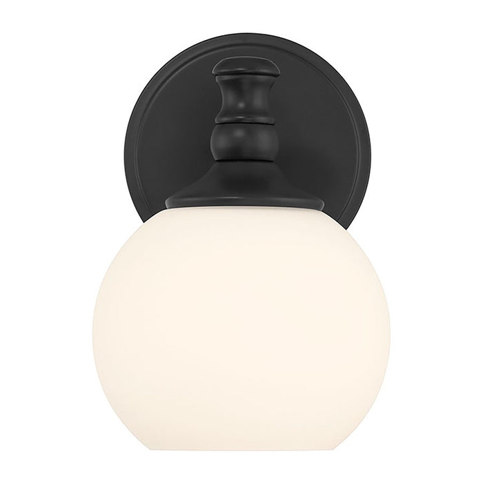 Millennium Orlisse 1Lt Wall Sconce, Black/Etched Opal