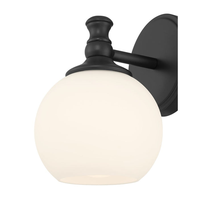 Millennium Orlisse 1Lt Wall Sconce, Black/Etched Opal