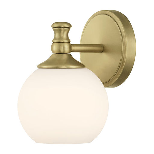 Millennium Orlisse 1Lt Wall Sconce, Brass/Etched Opal - 201101-VB