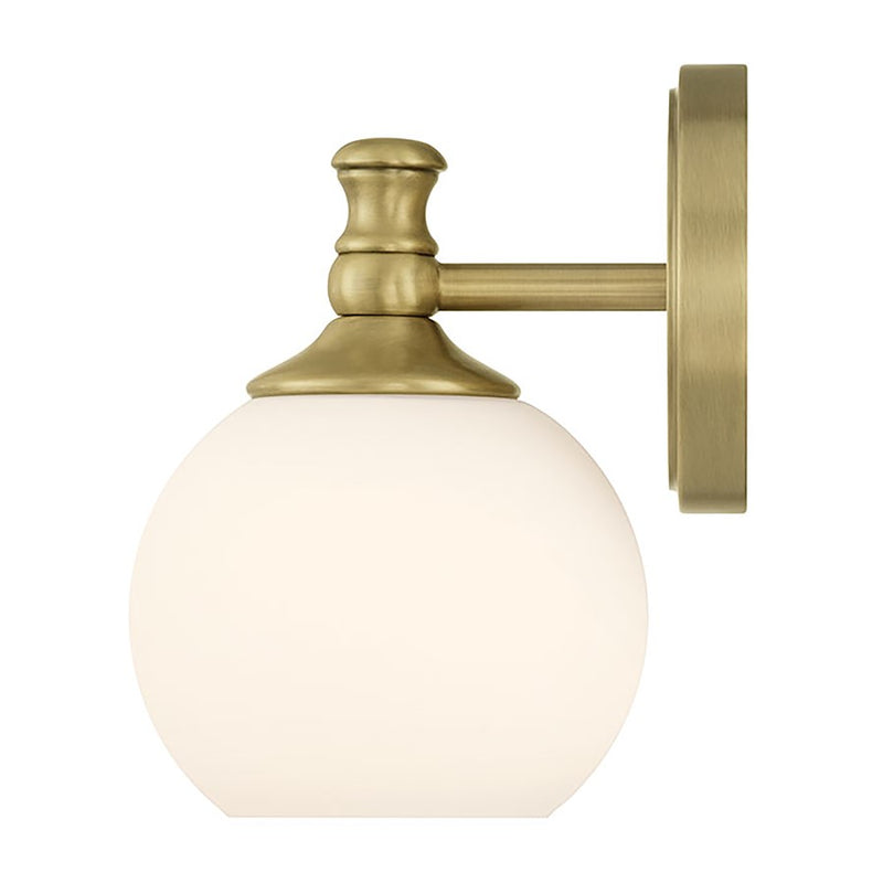 Millennium Orlisse 1Lt Wall Sconce, Brass/Etched Opal