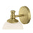 Millennium Orlisse 1Lt Wall Sconce, Brass/Etched Opal