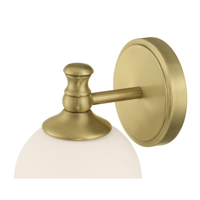 Millennium Orlisse 1Lt Wall Sconce, Brass/Etched Opal