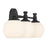 Millennium Orlisse 3Lt Bathroom Vanity Light, Black/Etched Opal