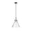 Millennium Lighting Barlon 1Lt Pendant, Black/Clear - 20201-MB
