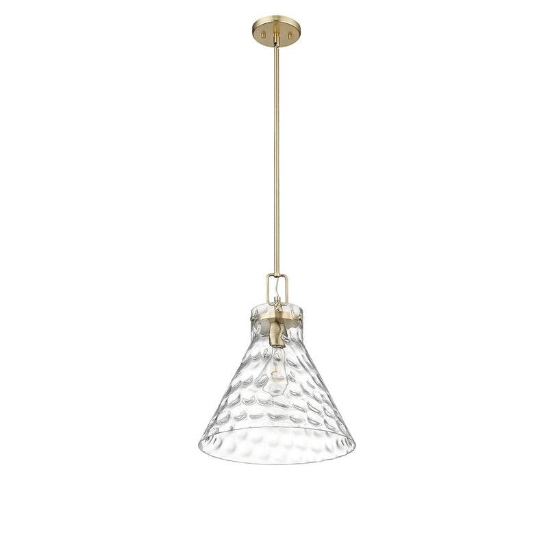 Millennium Lighting Barlon 1Lt Pendant, Modern Gold/Clear