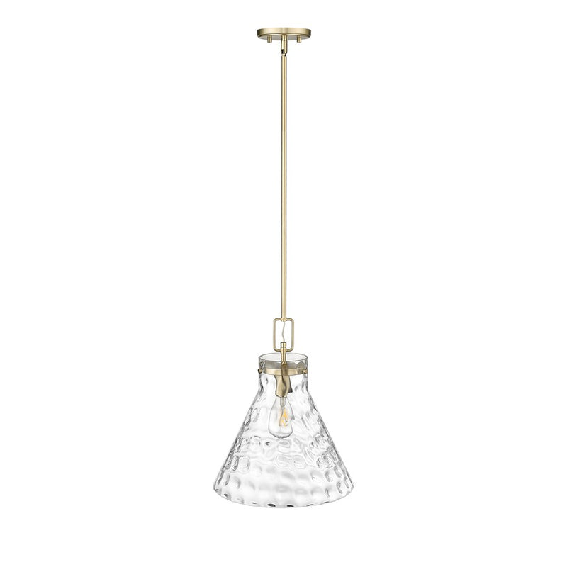 Millennium Lighting Barlon 1Lt Pendant, Modern Gold/Clear