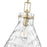 Millennium Lighting Barlon 1Lt Pendant, Modern Gold/Clear