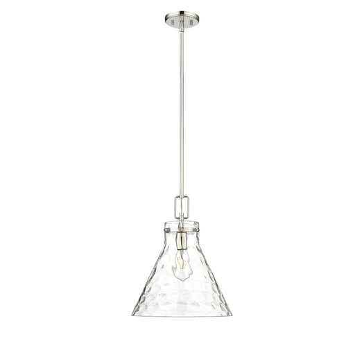 Millennium Lighting Barlon 1Lt Pendant, Polished Nickel/Clear - 20201-PN