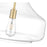 Millennium Lighting Madelynn 1Lt Pendant, Vintage Brass/Clear