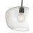 Millennium Lighting Pomari 1Lt 11" Pendant, Black/Clear Textured