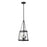 Millennium Lighting Adabella 3Lt Pendant, Black/Clear - 20403-MB